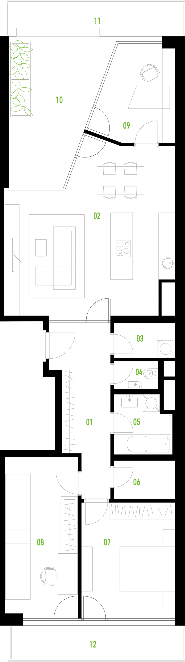 A43 floor plan