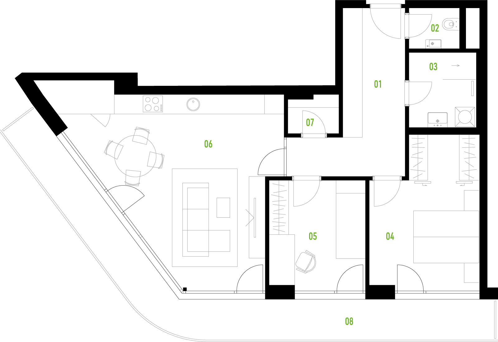 A44 floor plan